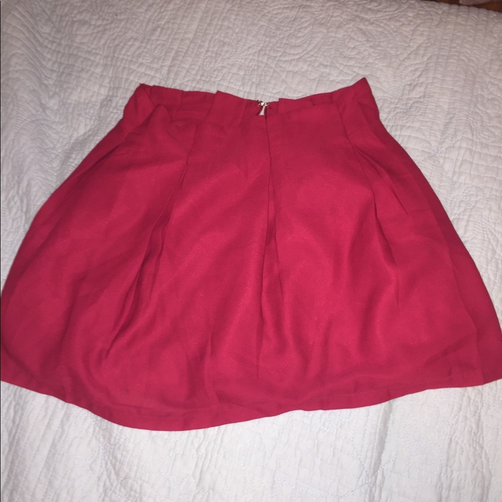 Dark Red Skirt